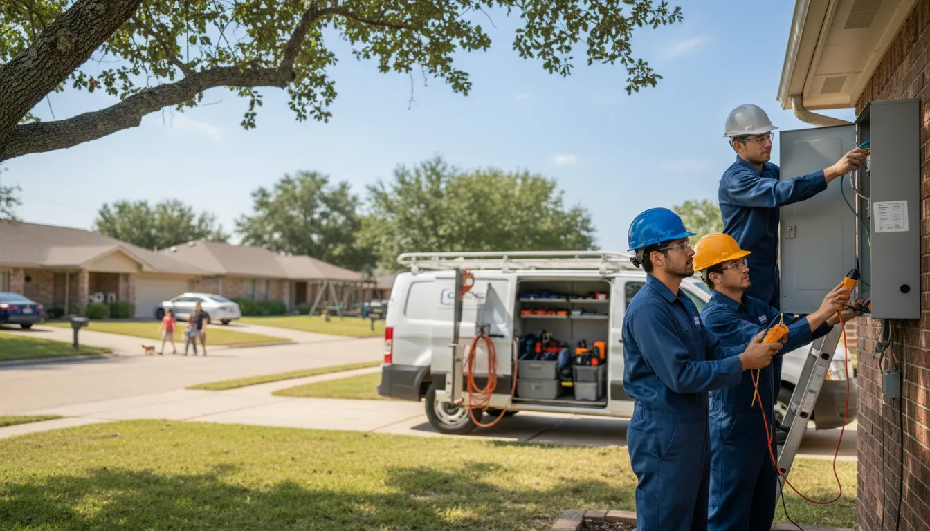 Certified electrician providing emergency electrical services in Herrick, IL
